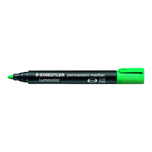 Picture of ST PERMANENT MARKER BULLET GREEN